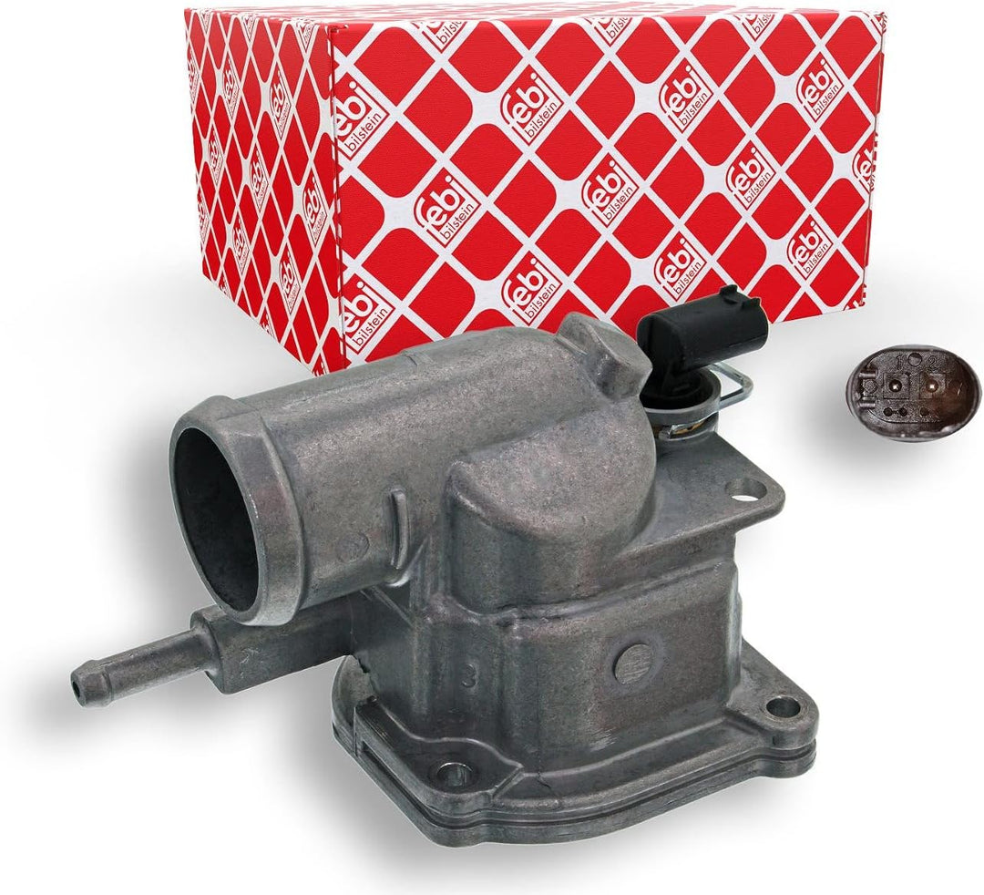 febi bilstein 39396 Thermostat mit Gehäuse, Dichtung und Temperaturschalter , 1 Stück