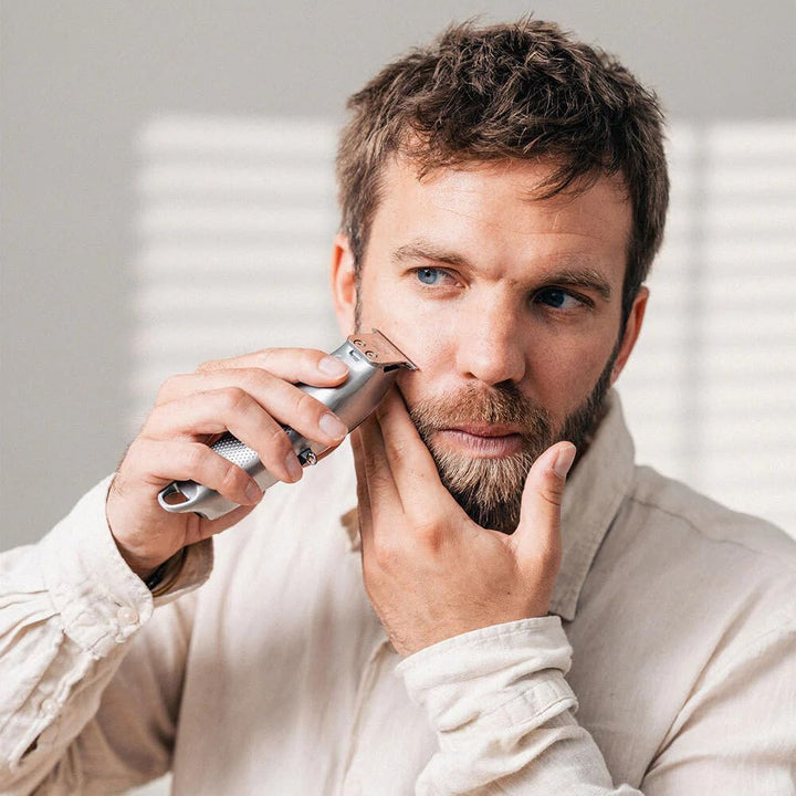 Brooklyn Soap Company - Brooklyn Blade Barttrimmer USB-C - Profi Bartschneider für Herren - Edelstah