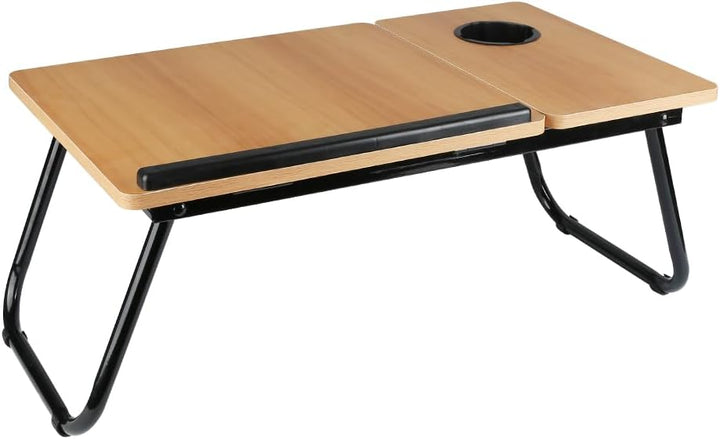 Faltbare Laptoptisch Notebooktisch Betttisch Betttablett Notebook Laptoptisch mit Getränkehalter für