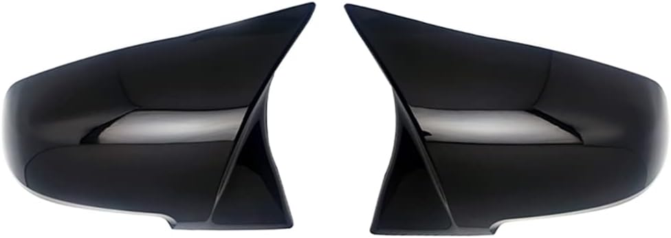 KYYET Spiegel Startseite Kappen für F20 F21 F87 M2 F23 F30 F36 X1 E84 schwarz glänzend M Style Gloss