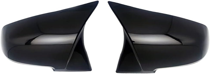KYYET Spiegel Startseite Kappen für F20 F21 F87 M2 F23 F30 F36 X1 E84 schwarz glänzend M Style Gloss