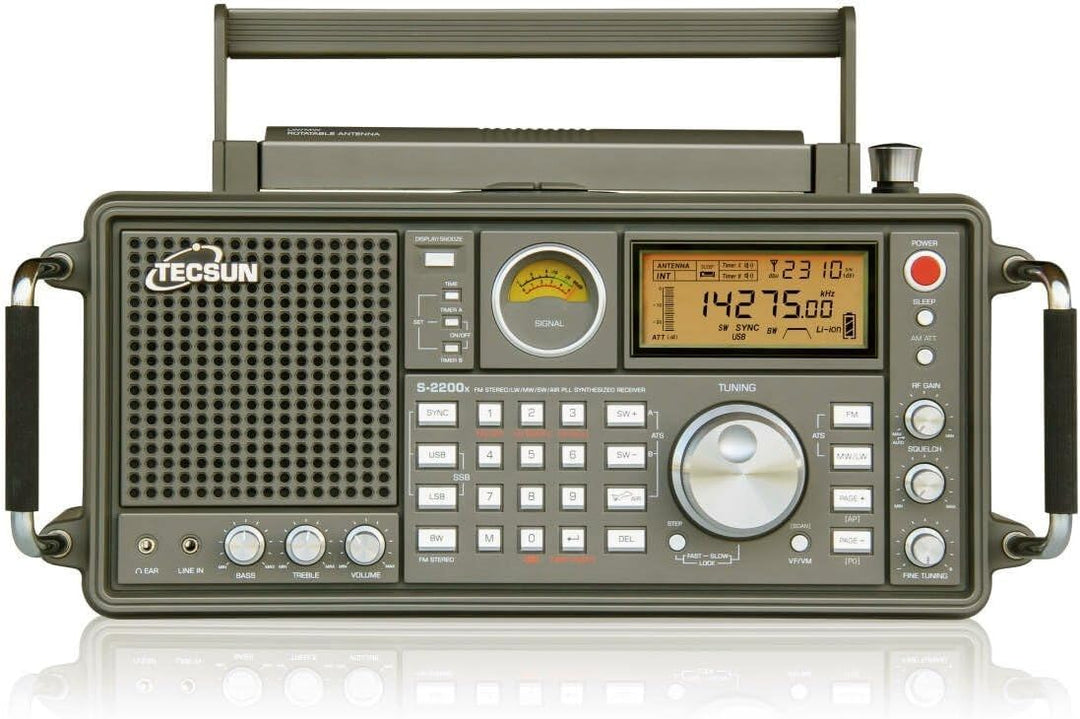 Tecsun S-2200-X, Dreifach-Konvertierung, DSP, Multimode-Empfang, LCD-Display