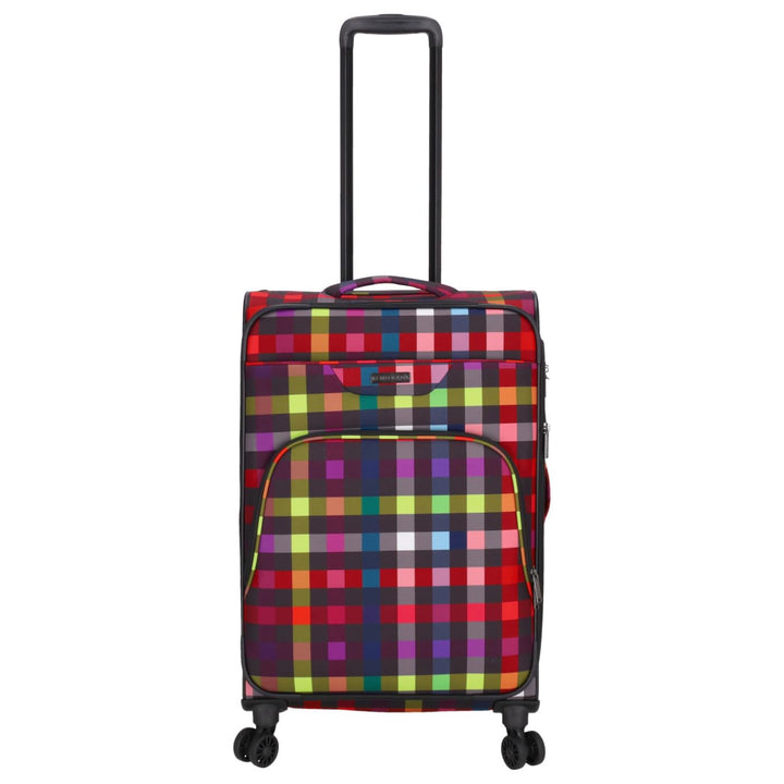 Reisetrolley SoftLITE 4w | Koffer aus strapazierfähigem Polyester | Leichter Trolley mit Vier Doppel