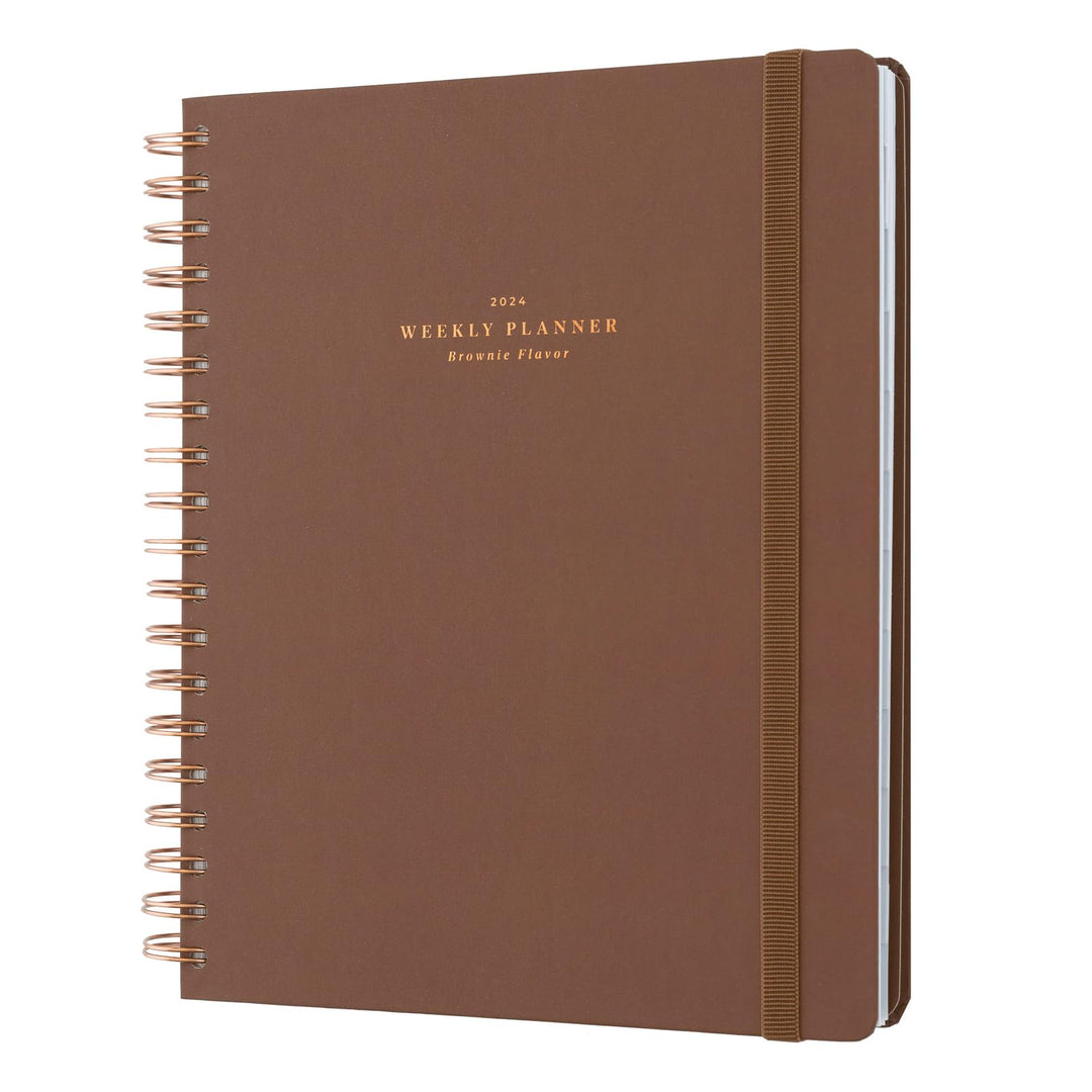 Kokonote Planer 2023 2024 - Big Size Kalender 2024 Buchkalender Brownie Flavor Studienplaner 2023/20