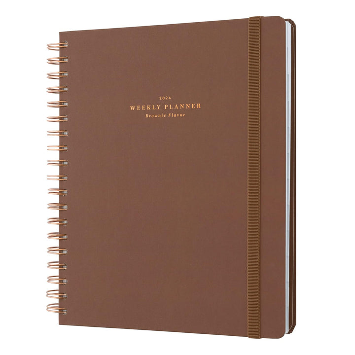 Kokonote Planer 2023 2024 - Big Size Kalender 2024 Buchkalender Brownie Flavor Studienplaner 2023/20