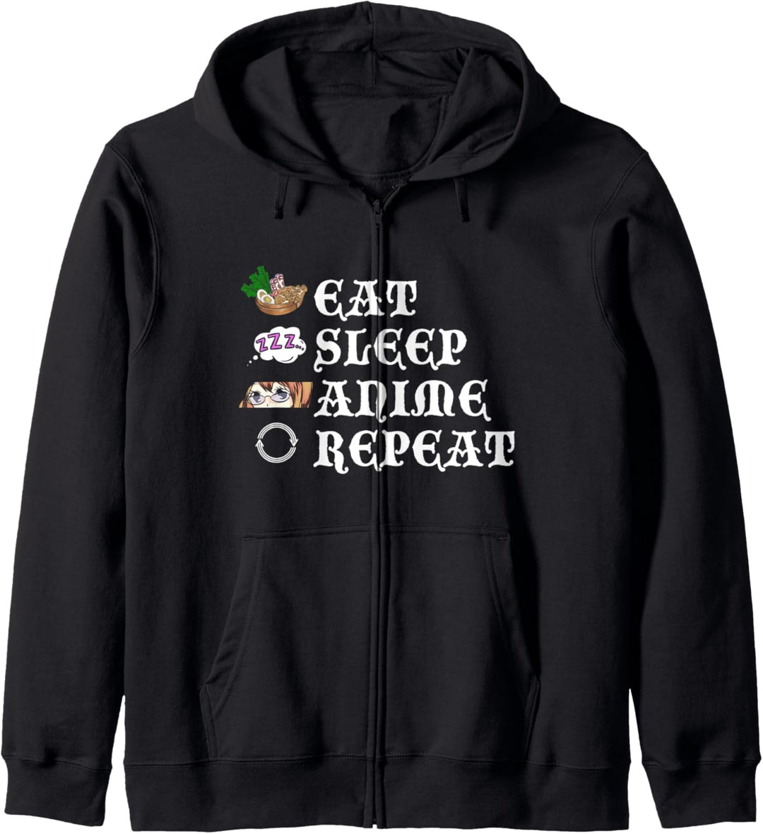 Nudelsuppe Japanischer Otaku Kawaii Ramen Lustiges Anime Kapuzenjacke