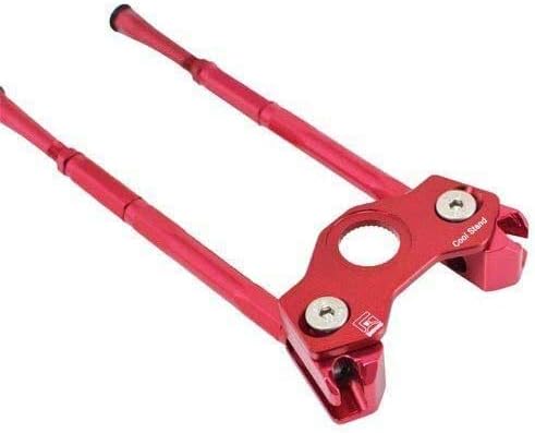 Gearoop Bicycle CoolStand Alloy Adjustable Side Stick 33-39mm, Red, ST1916