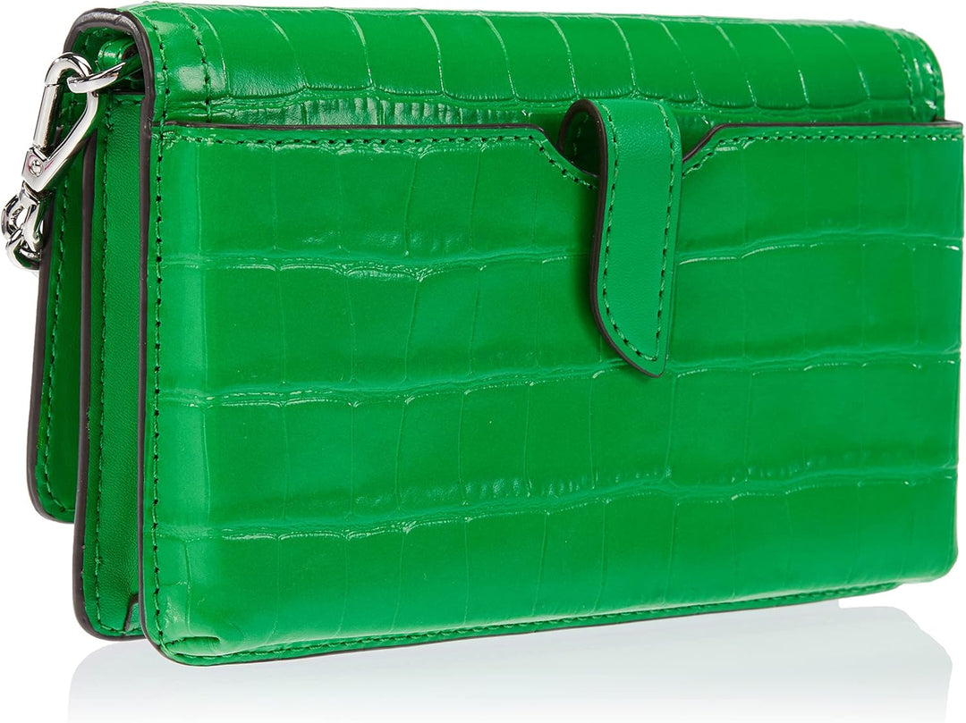 Michael Kors Damen Heather Phn CHN Xbody Bag Palme, Palme