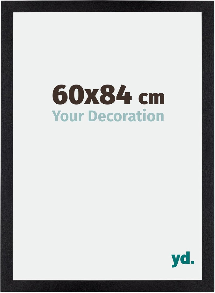 yd. Your Decoration - Bilderrahmen 60x84 cm - Bilderrahmen aus MDF mit Acrylglas - Antireflex - Ausg
