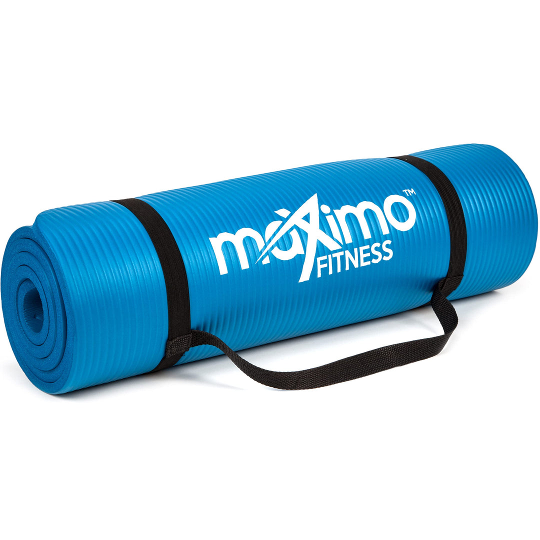 Maximo Fitnessmatte – Dicke Premium Yogamatte – 183 cm Länge x 60 cm Breite x 1,2 cm (12mm) – Mehrzw