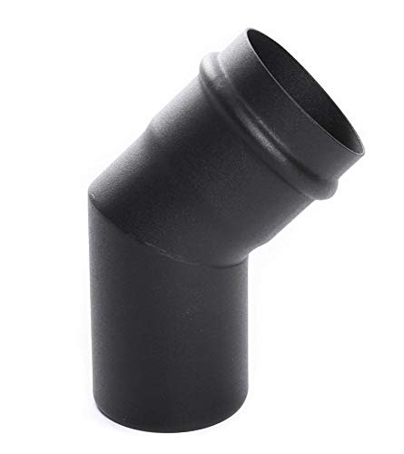 Pelletrohr DN 80mm Pellet Ofenrohr Rauchrohr Pellet Bogen 90°Wandfutter T-Stück Rosette Senotherm La