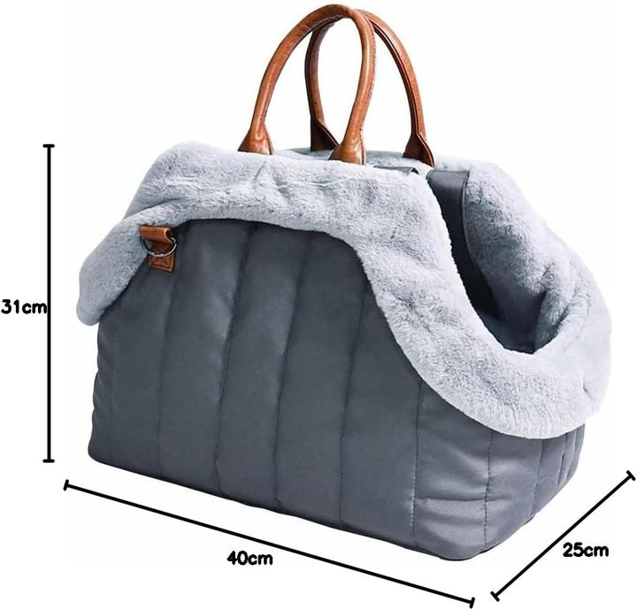 Nobby Tasche Akil grau 40 x 25 x 31 cm