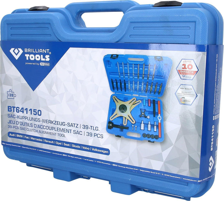 BRILLIANT TOOLS BT641150 SAC-Kupplungs-Werkzeug-Satz, 39-tlg [Powered by KS TOOLS]