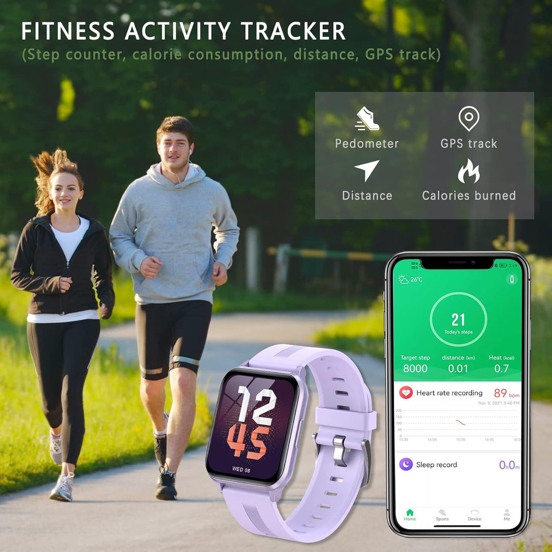 SUPBRO Smartwatch, Fitness Armband Tracker Touch Screen Uhr Wasserdicht IP68 Armbanduhr Smart Watch