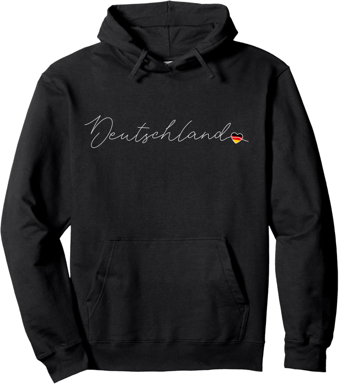 Deutschland Liebe Deutsche Flagge und Herz auf Deutschland Pullover Hoodie