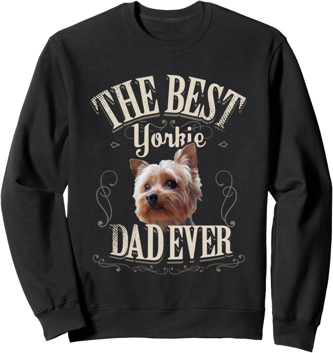 Bester Yorkie Vater Aller Yorkshire Terrier Geschenke Männer Sweatshirt