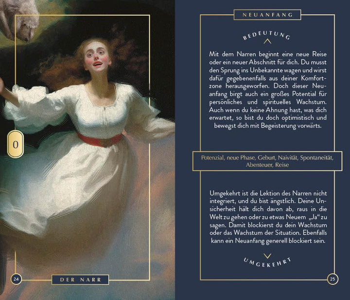 Tarot-Kartenset: Magic Soul Tarot: 78 kunstvoll illustrierte Karten mit Goldrand und Begleitbuch – m