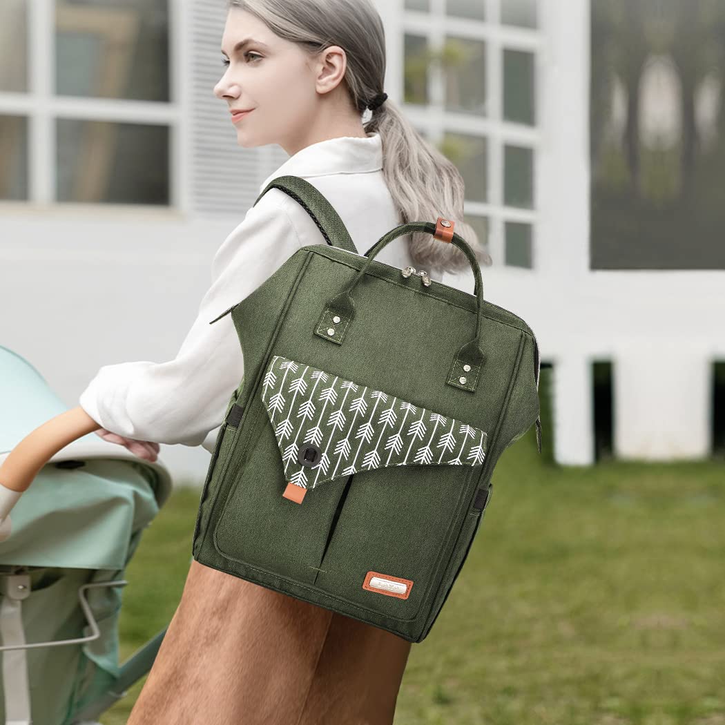 Lekebaby Baby Wickelrucksack Wickeltasche mit Wickelunterlage Multifunktional Grosse Kapazität Babyt