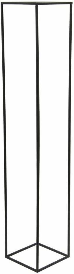 HowHomely Blumenständer Metall Schwarz 130 cm Hoch - Solider und Robuster Blumenhocker Metall - Pfla