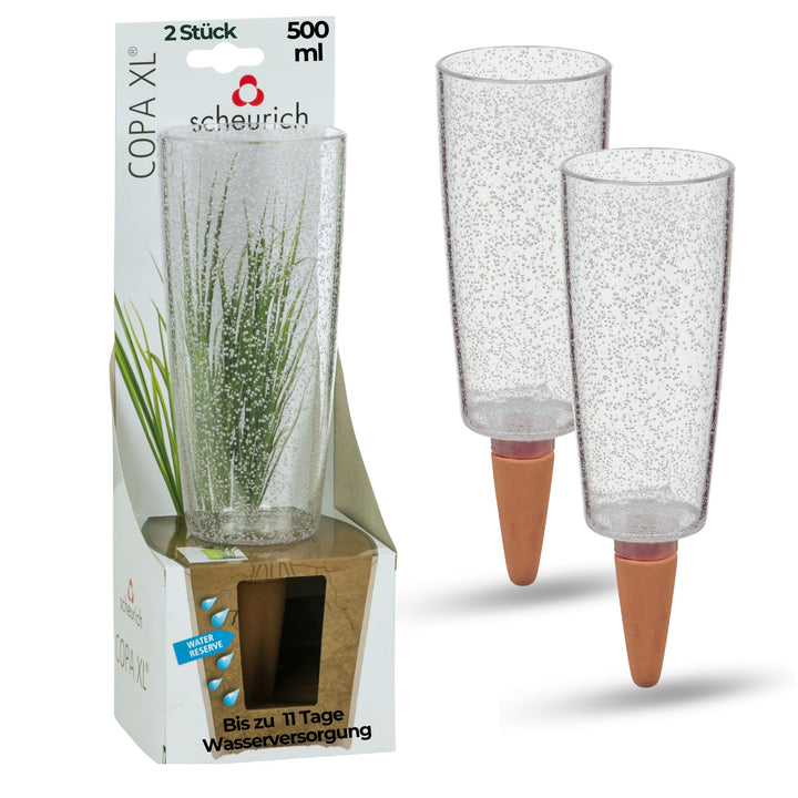 Scheurich Copa XL Bewässerung Wasserspender Bewässerungskugel grün transparent 2, 2