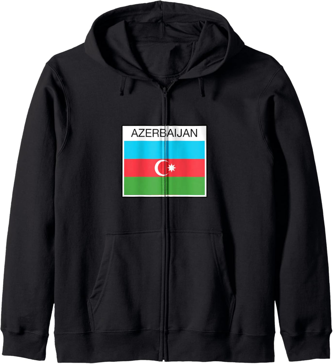 Aserbaidschan Flagge - Kultur und Menschen Kapuzenjacke
