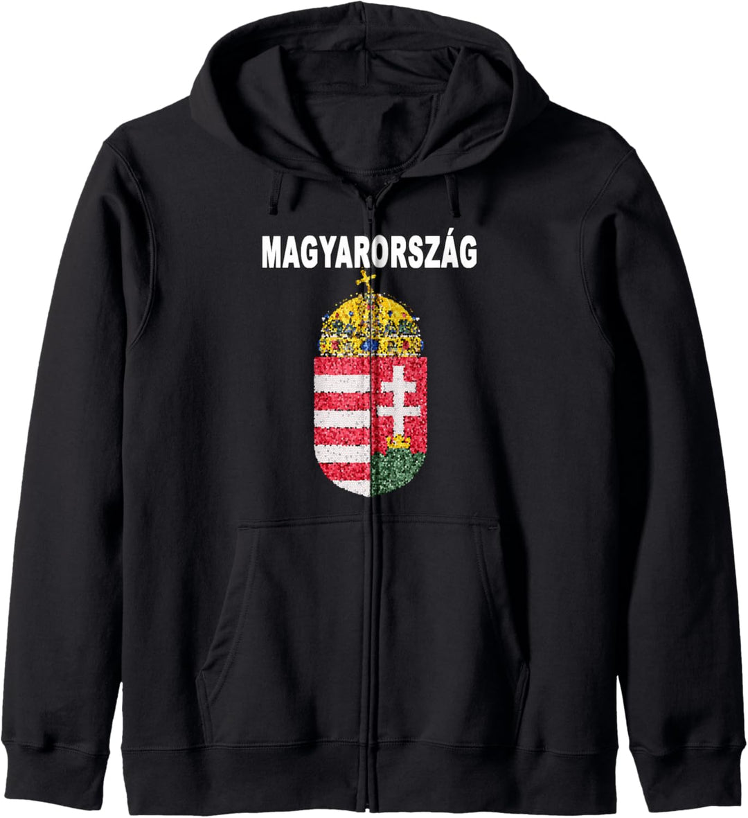 Magyarorszag Pride Hungarian Expat Artistic Emblem Kapuzenjacke