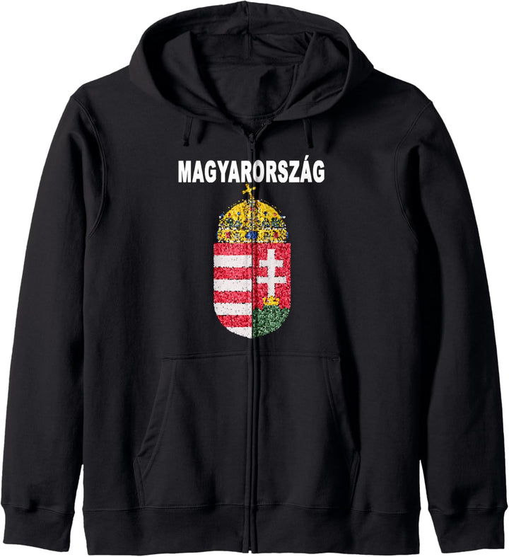 Magyarorszag Pride Hungarian Expat Artistic Emblem Kapuzenjacke