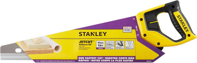 Stanley JetCut feine Handsäge 2-15-595 in 450 mm Länge – Säge für Holz, Kunststoff, Laminat – Mit Gr