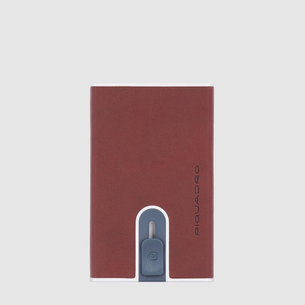 Piquadro Black Square - Kreditkartenetui 5cc 10 cm Brown, Brown