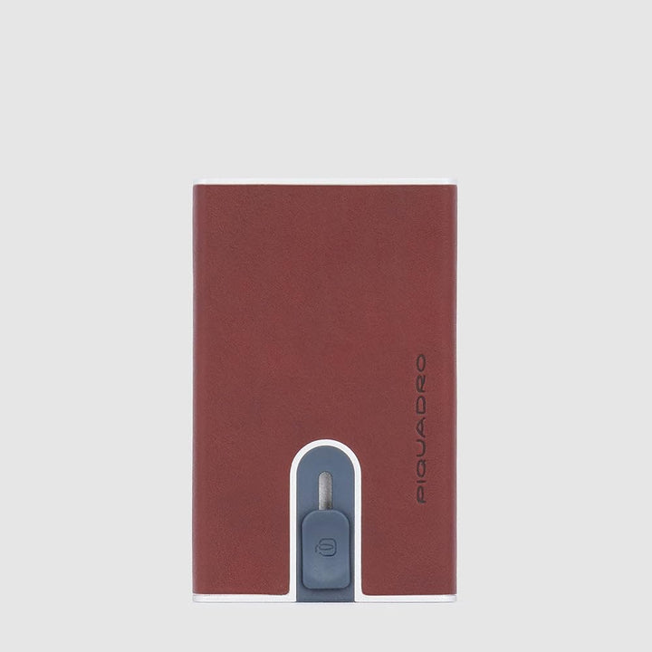 Piquadro Black Square - Kreditkartenetui 5cc 10 cm Brown, Brown