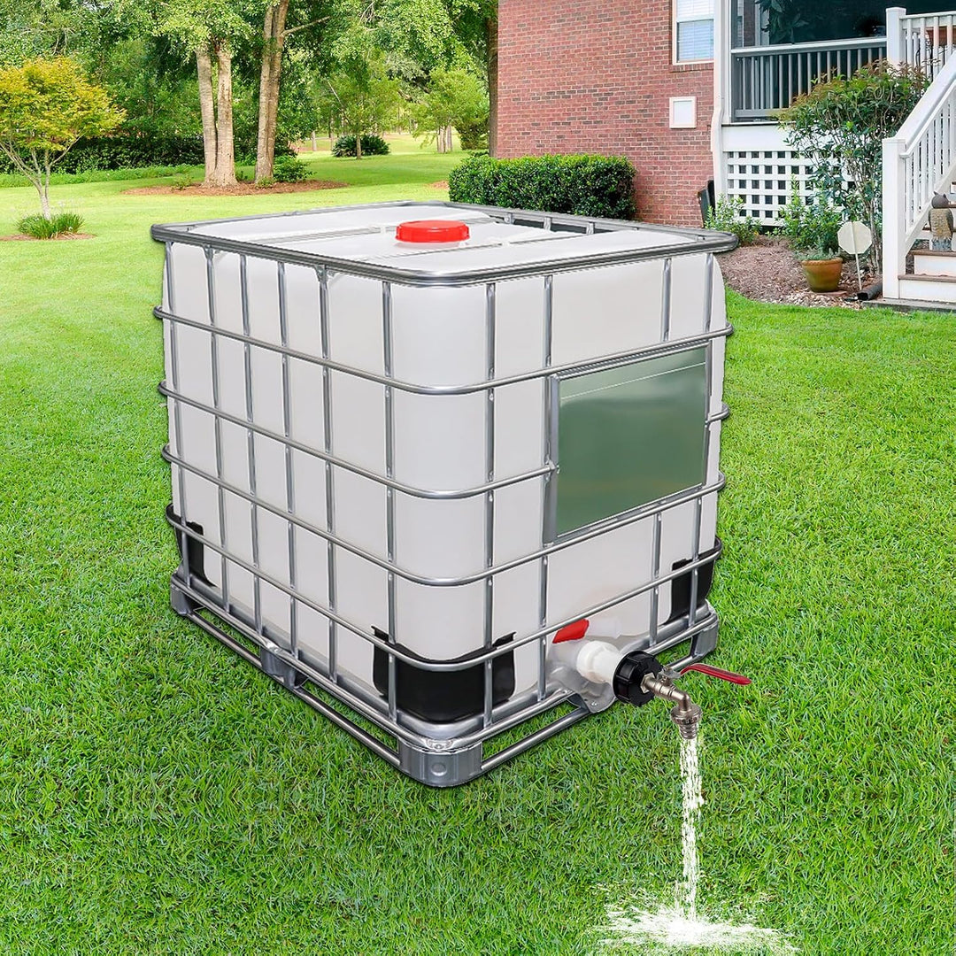 IBC Tank Zubehör, IBC Container Zubehör Inkl. IBC Auslaufhahn 3/4 Zoll, IBC Adapter Kappe 3/4" Innen