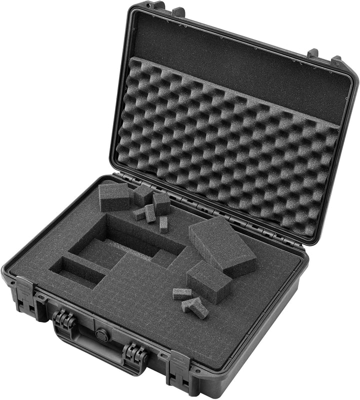 TOMcase Laptop Koffer 14-18 Zoll IP67 - Wasserdichter Hartschalenkoffer für Notebook, MacBook & Zube