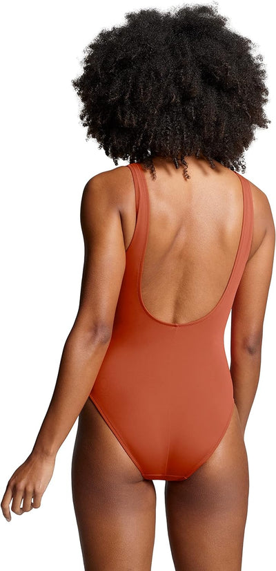 PUMA Damen Swimsuit L Chili Powder, L Chili Powder