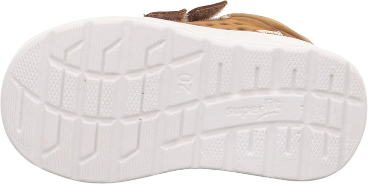 Superfit Jungen Breeze Lauflernschuh, 21 EU Braun Gelb 3020