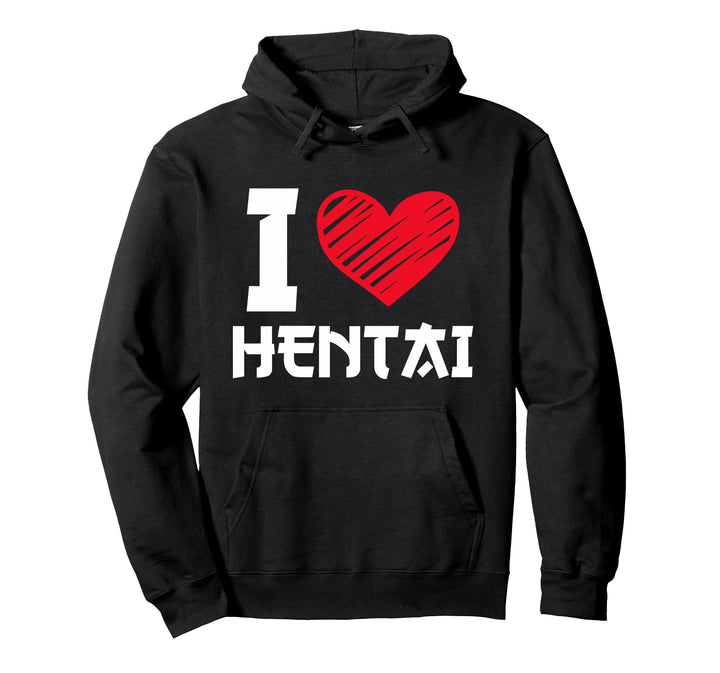Ich liebe Hentai | I love Hentai Pullover Hoodie