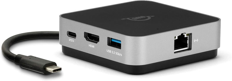 OWC - USB-C Travel Dock E - 6-Port Travel Dock (USB-C 100W, 2X USB 3.2, HDMI, SD Reader, Ethernet) S