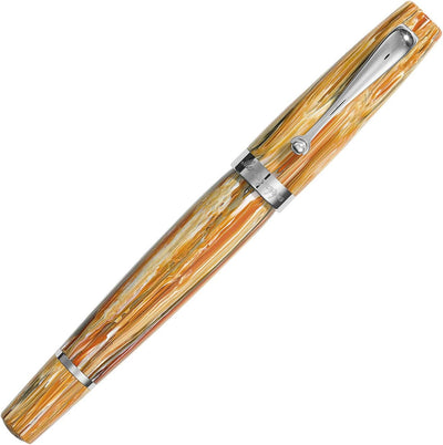 Montegrappa Mia,The modern classic' Füllfederhalter in der Farbe Spice Explosion, aus Edelharz herge