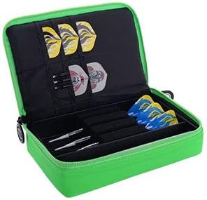 ONE80 The Dartbox Dart Chase D Box Darttasche für Darts Dart Wallet Dart Cases Grün, Grün