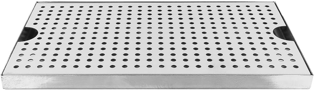 Ubric Biersäulen-Abtropfschale, 304 Edelstahl Tropfschale Pads und abnehmbarer Deckel, für Bar, Rest