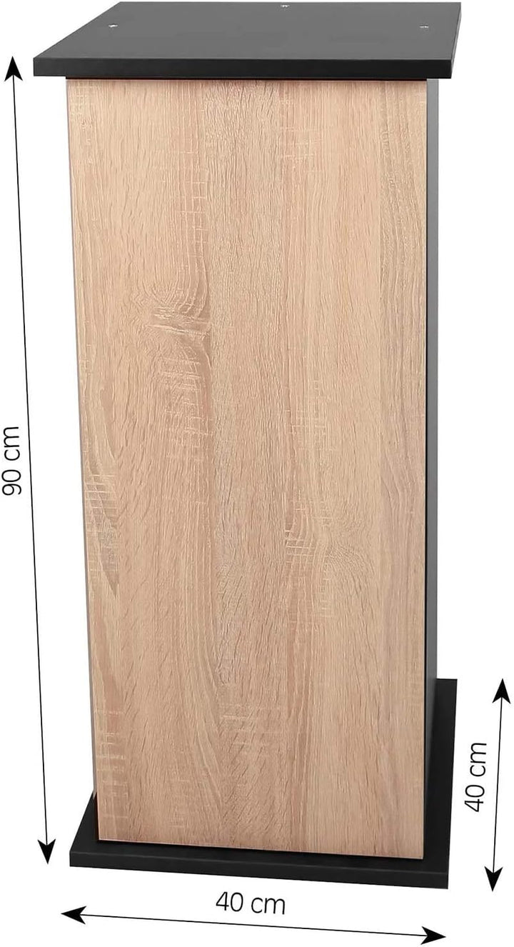 sera 32400 Unterschrank 90 cm mit Tür Sonoma Oak für Scaper Cube,40x40x90 cm (1er Pack), Sonoma Oak