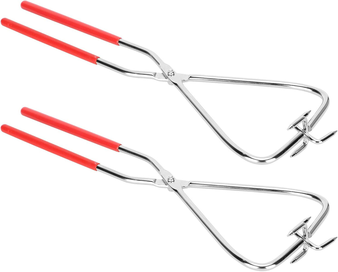 Ton-Skulpturen-Werkzeug, 2 Stück, Keramik-Glasur-Tauchzange, Edelstahl, DIY-Ton-Bildhauerei, Keramik