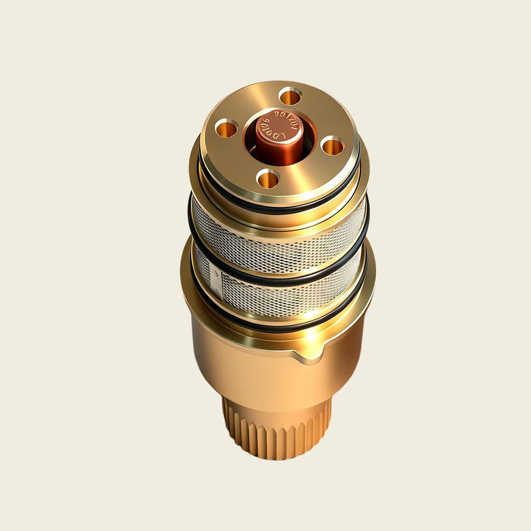 47439000 Thermostat-Kompaktkartusche Ersatz – 1/2 Zoll Kompaktversion aus Messing, ersetzt Kunststof