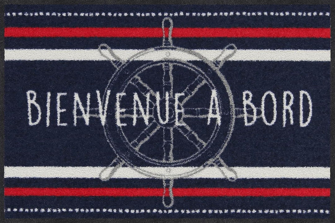 Salonloewe Fussmatte Bienvenue la Barra-maritime 50 x 75 cm Sauberlaufmatte