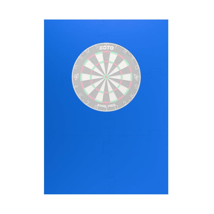 KOTO - 4pcs. Dart Surround, langlebige Dart wandschutz, verhindert Schäden, Eva 6PCS Quadrat Blau, 6