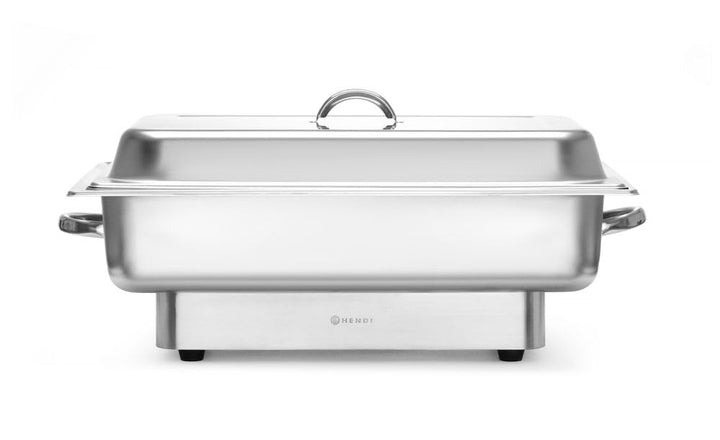 HENDI Chafing dish Pollina, Elektrisch, einstellbar bis 85°C, inkl GN 1/1 Lebensmittelpfanne 65mm ti