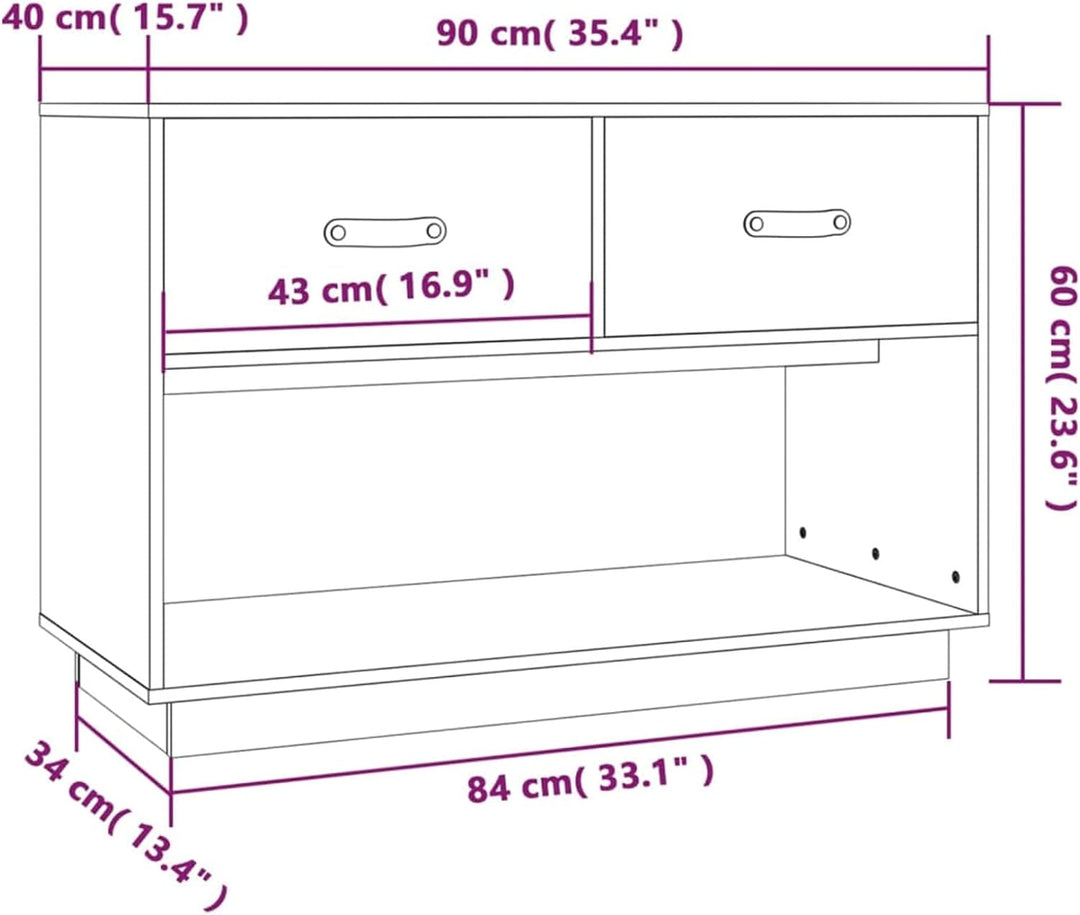Tidyard TV Schrank Lowboard Fernsehschrank Fernsehtisch HiFi-Schrank TV Möbel Stereoschrank Kommode