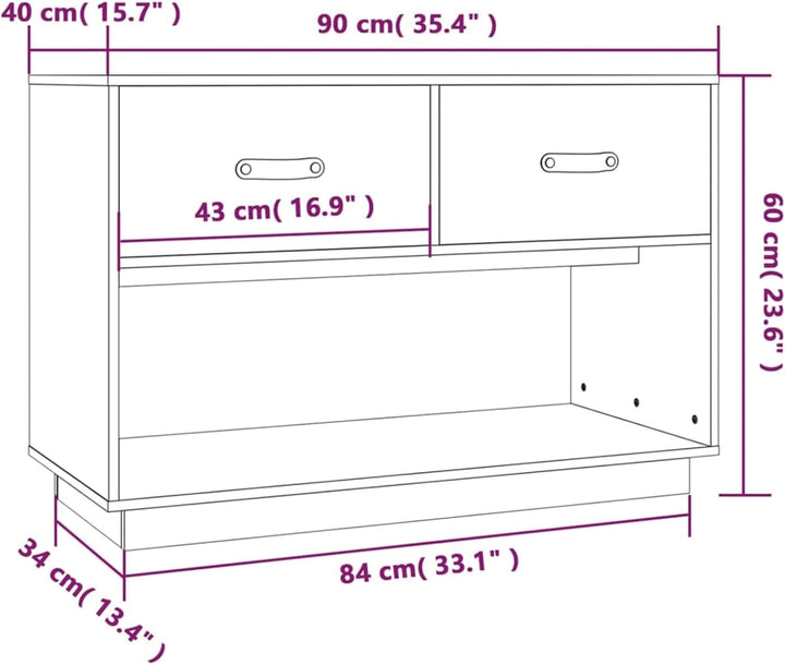 Tidyard TV Schrank Lowboard Fernsehschrank Fernsehtisch HiFi-Schrank TV Möbel Stereoschrank Kommode