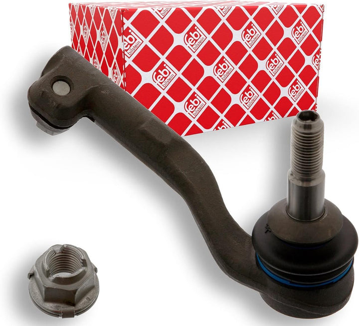 febi bilstein 44282 Spurstangenendstück mit Sicherungsmutter , 1 Stück Vorderachse rechts, Vorderach