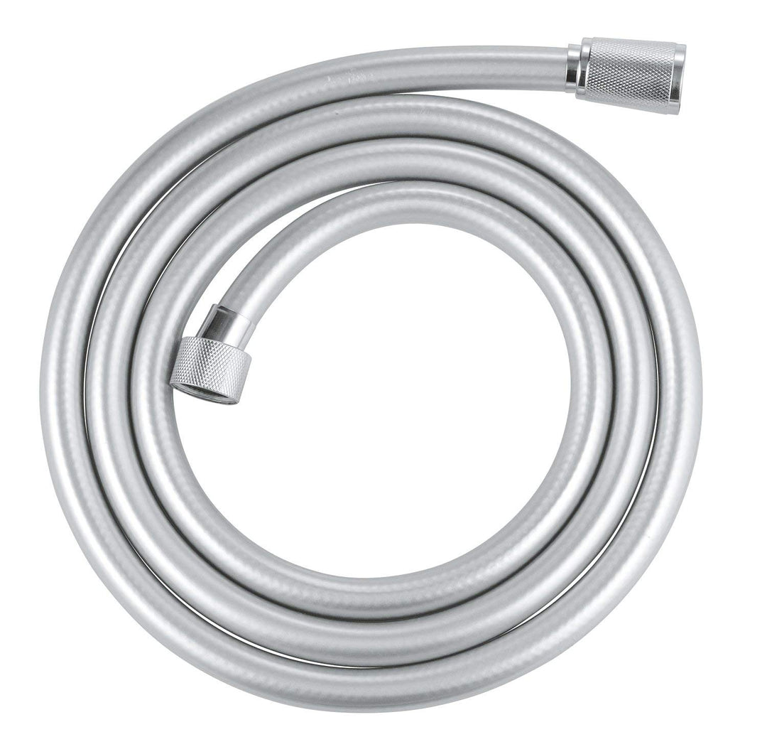 Grohe Silverflex Brauseschlauch 1000 mm BL Chrom 1,00 m glatte Obefläche (Longlife), Chrom 1,00 m gl