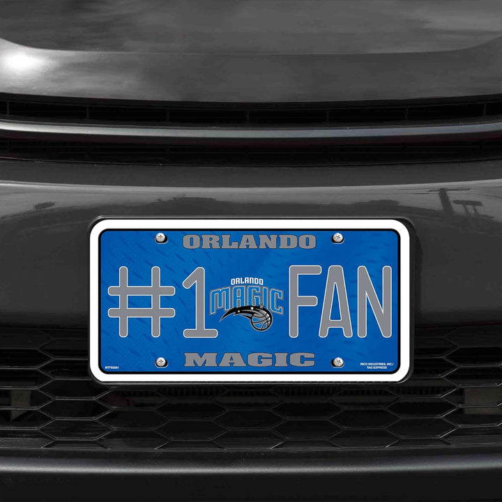 NBA #1 Fan Metall Kennzeichenanhänger Orlando Magic, Orlando Magic